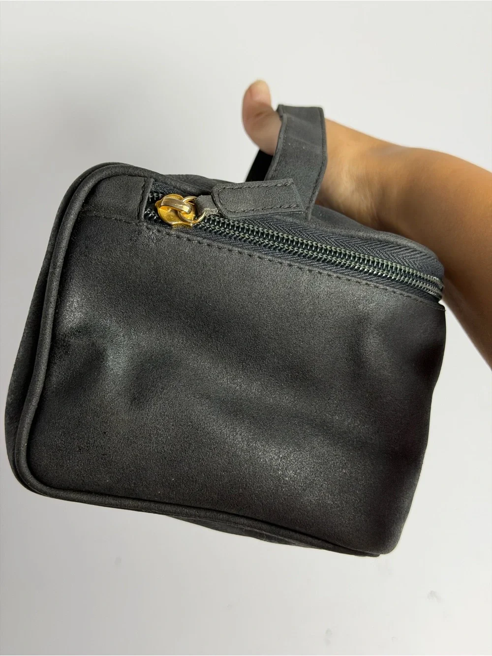 Gianni Versace Vintage Cosmetic Leather Bag